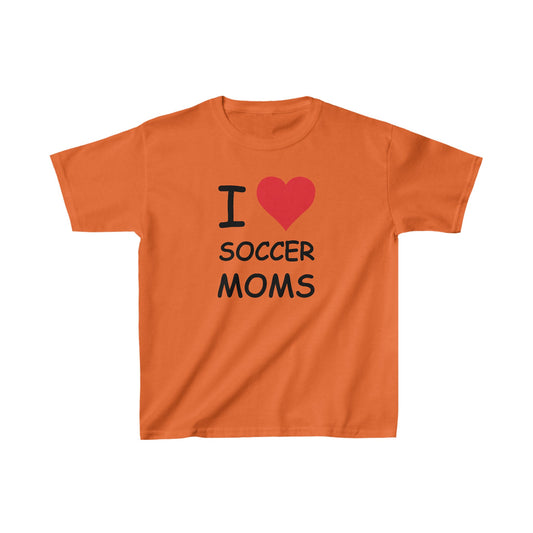 I Love Soccer Moms Kids Tee