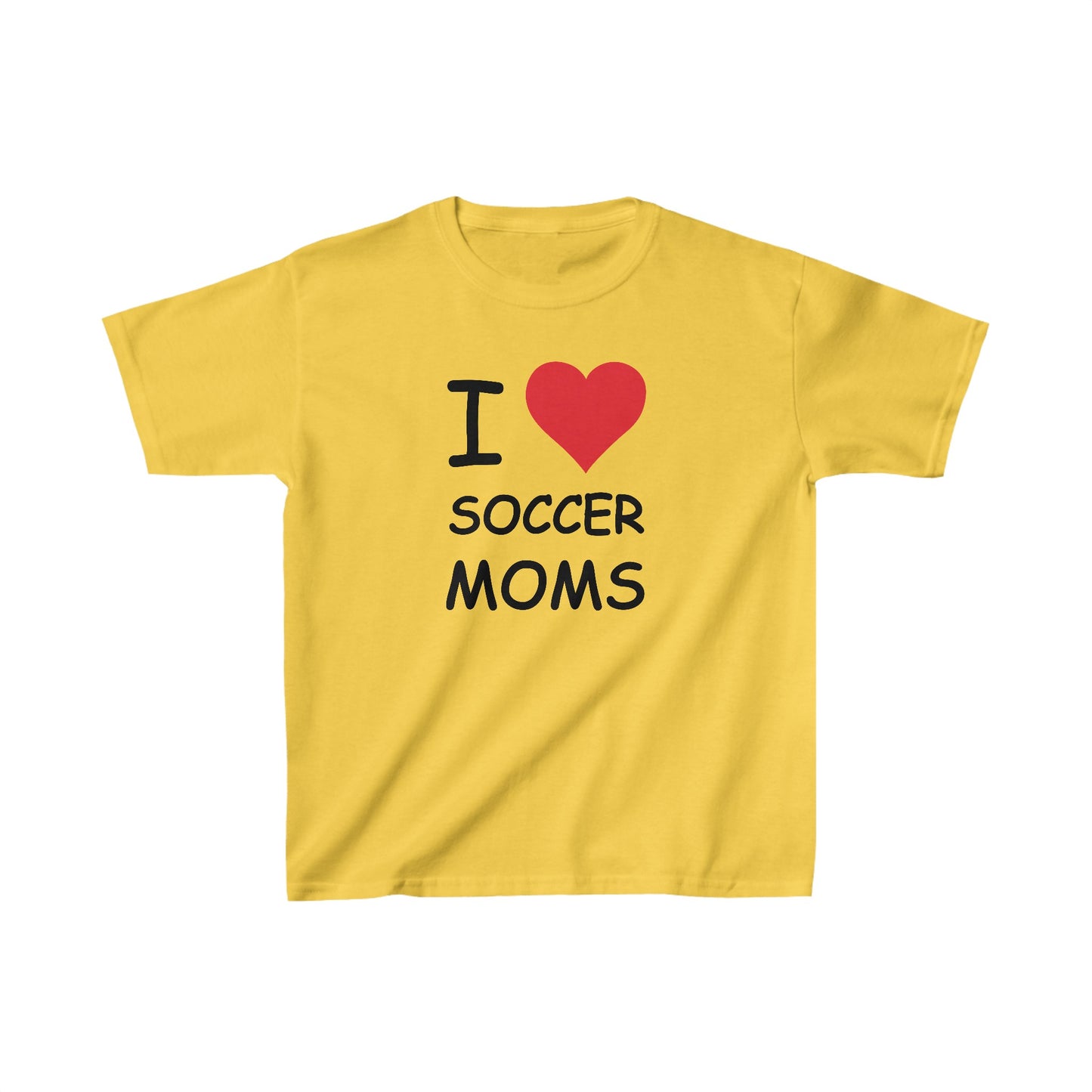 I Love Soccer Moms Kids Tee