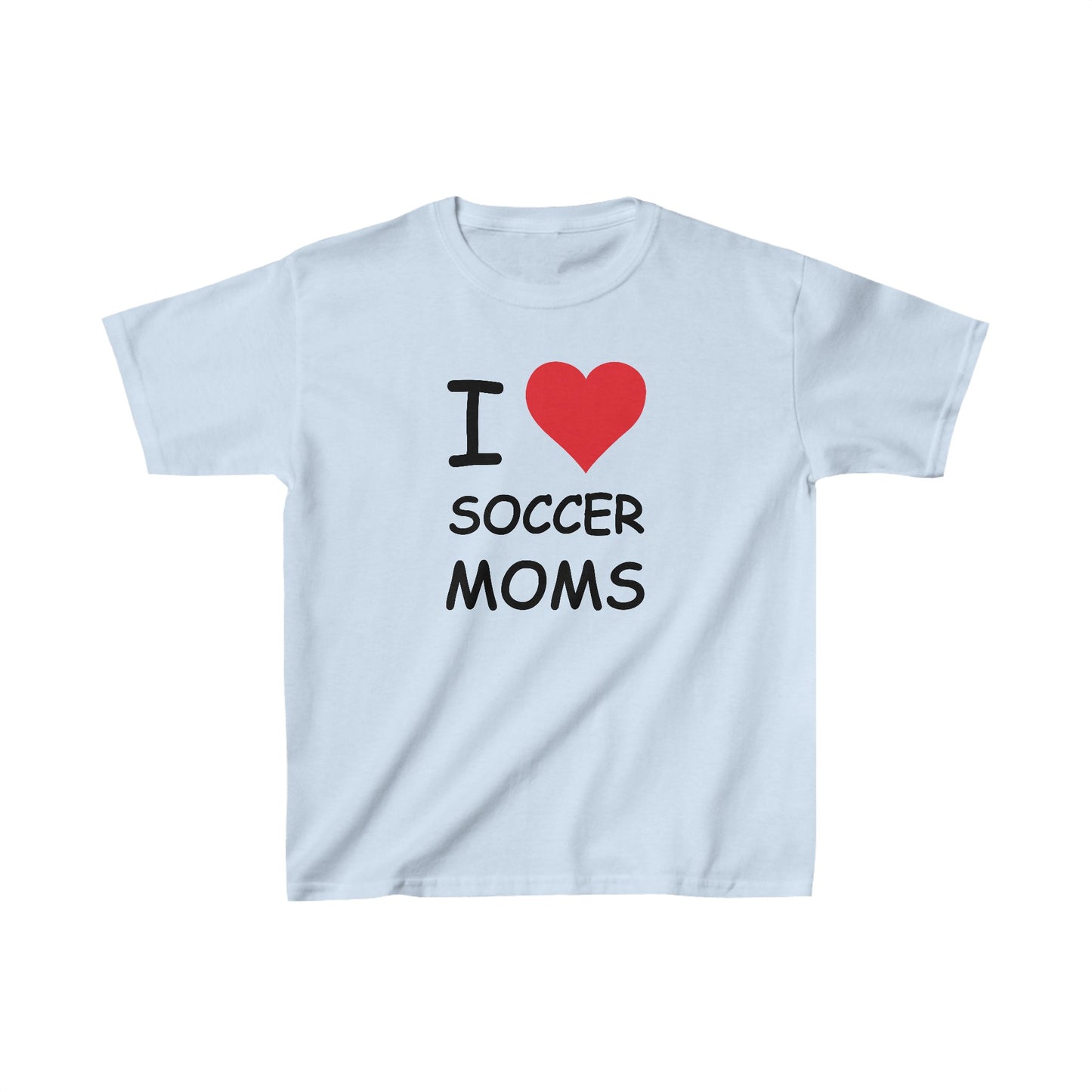 I Love Soccer Moms Kids Tee