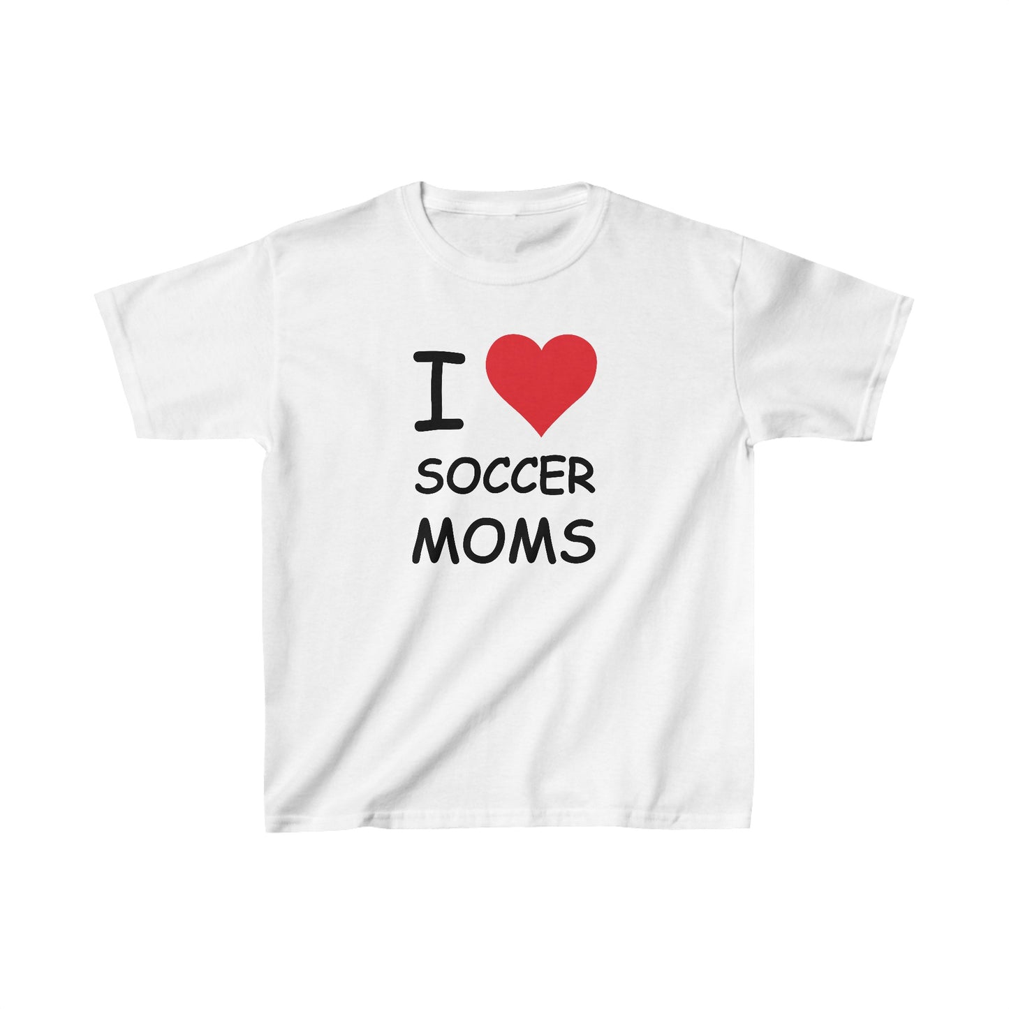 I Love Soccer Moms Kids Tee