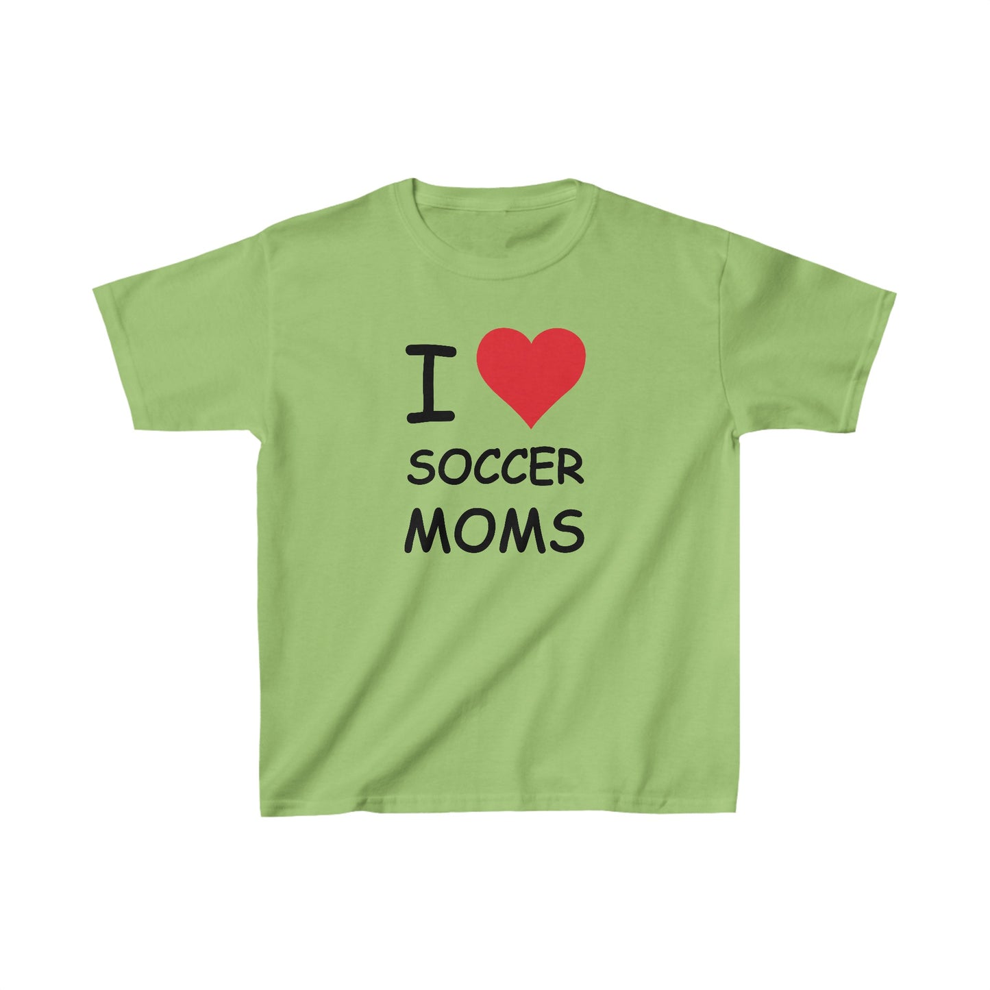 I Love Soccer Moms Kids Tee