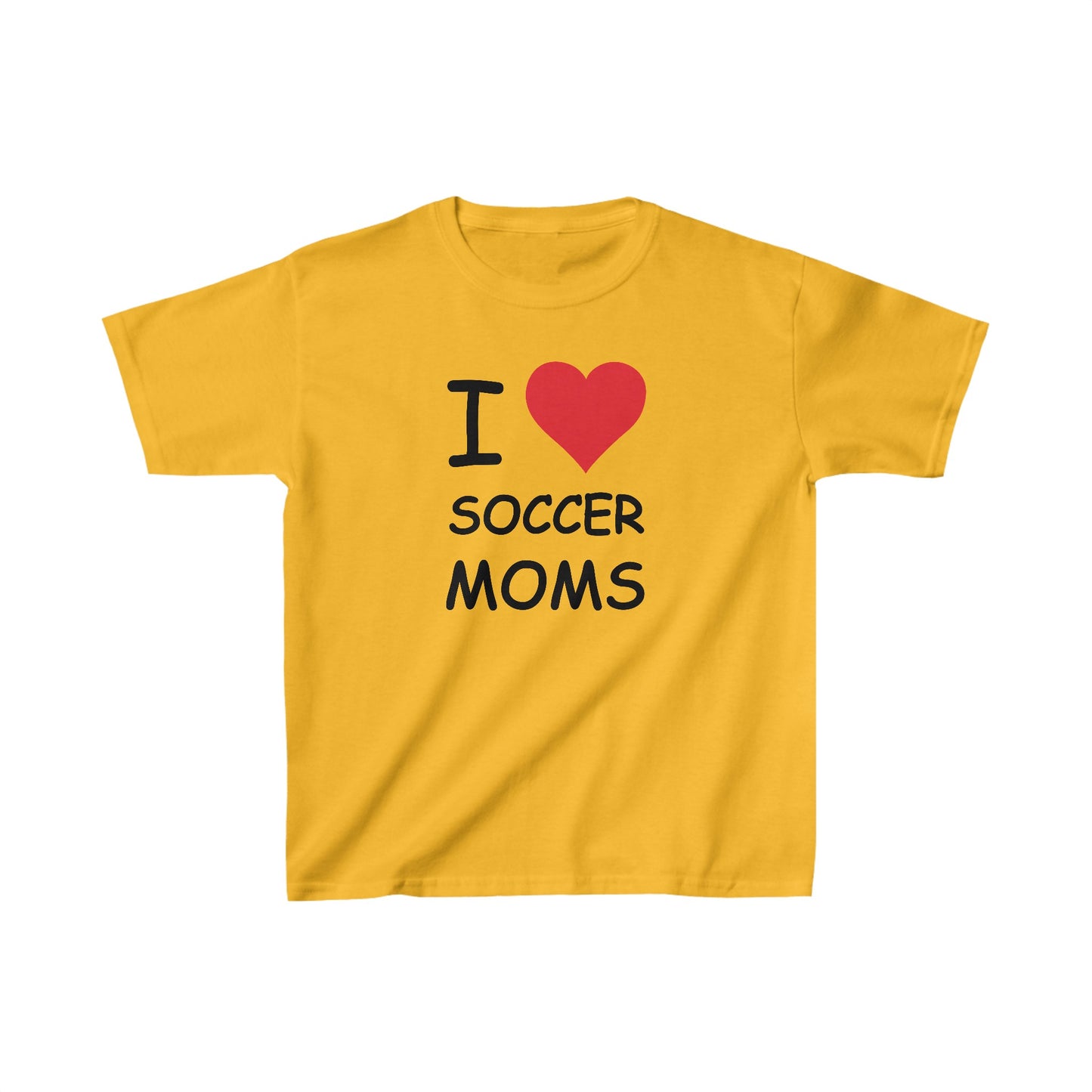 I Love Soccer Moms Kids Tee