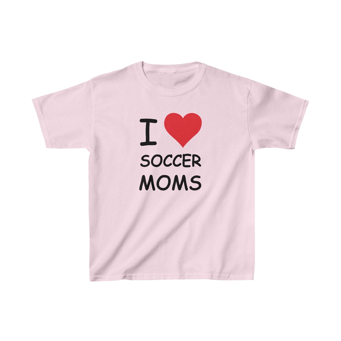 I Love Soccer Moms Kids Tee