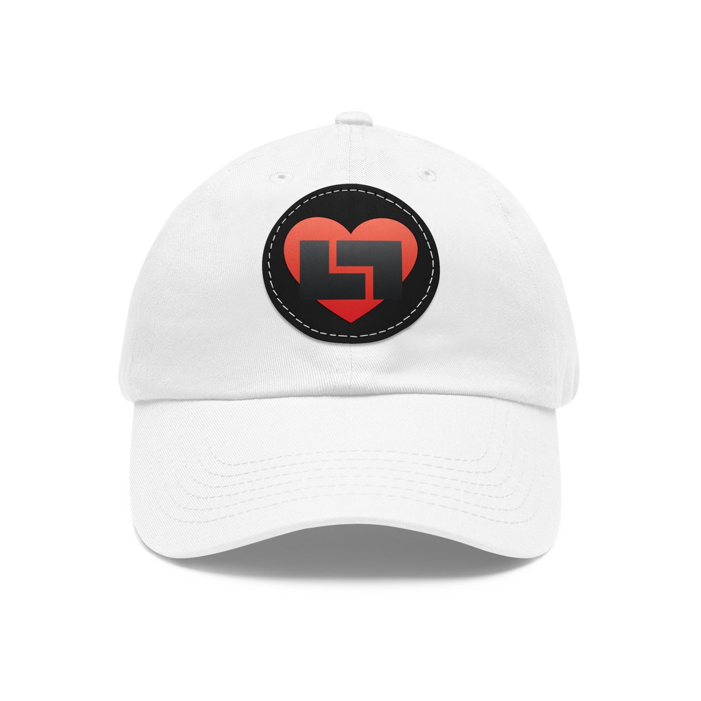 Let's Love Hat with Leather Patch