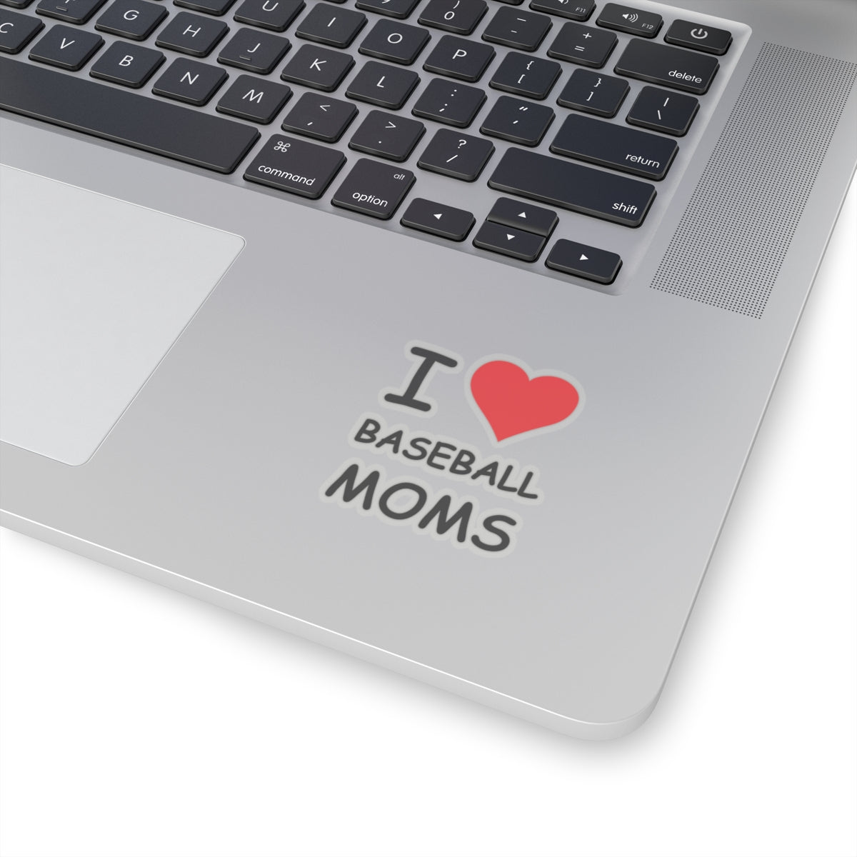 I Love Baseball Moms Sticker