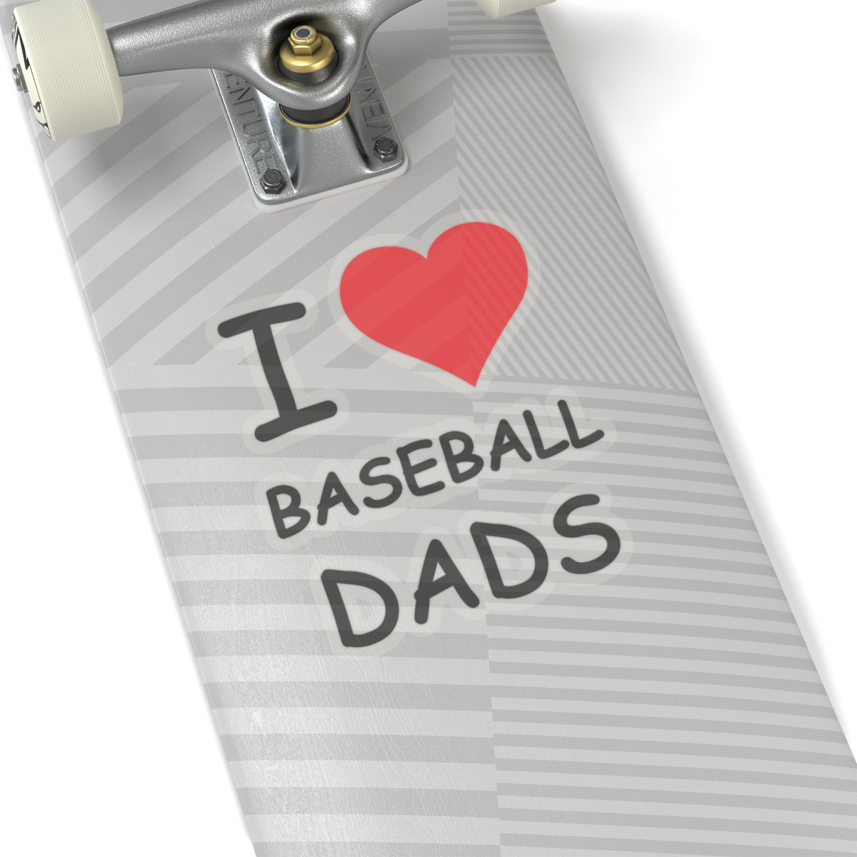 I Love Baseball Dads Sticker