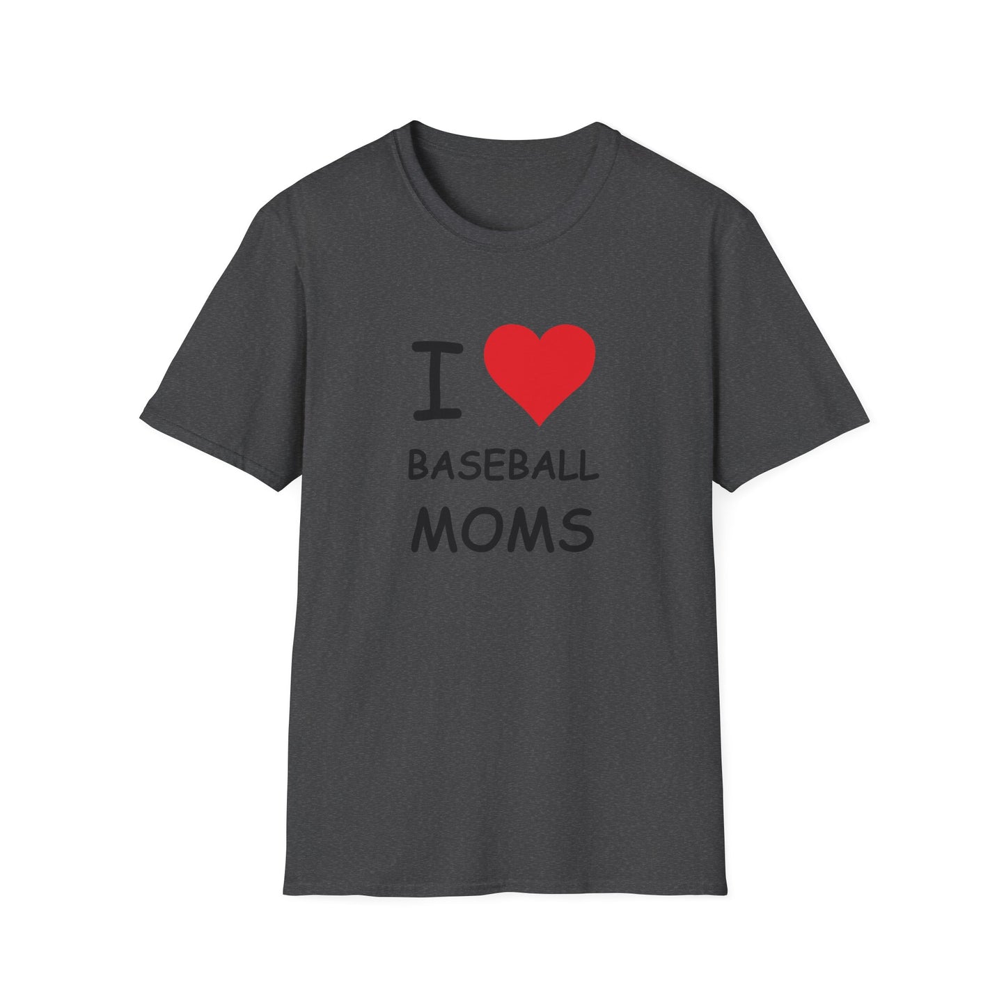 I Love Baseball Moms Tee