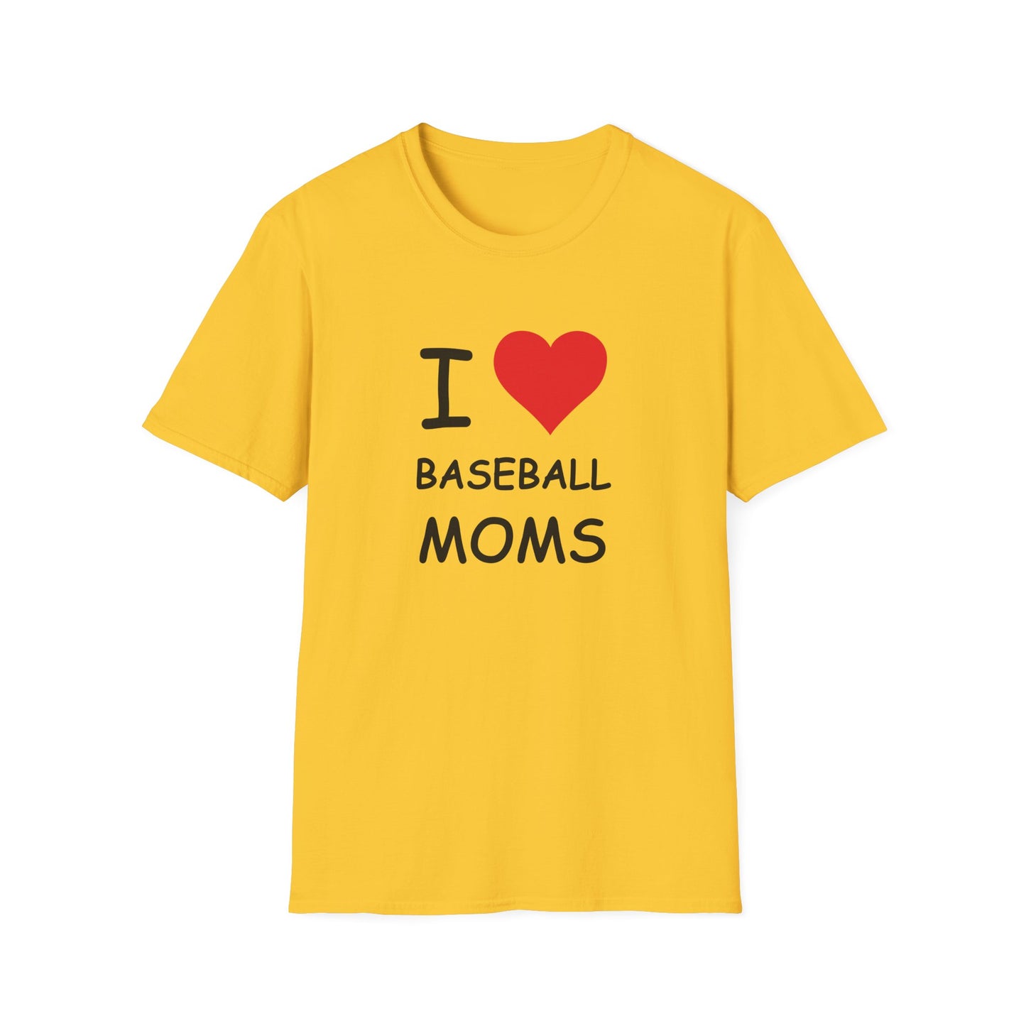 I Love Baseball Moms Tee