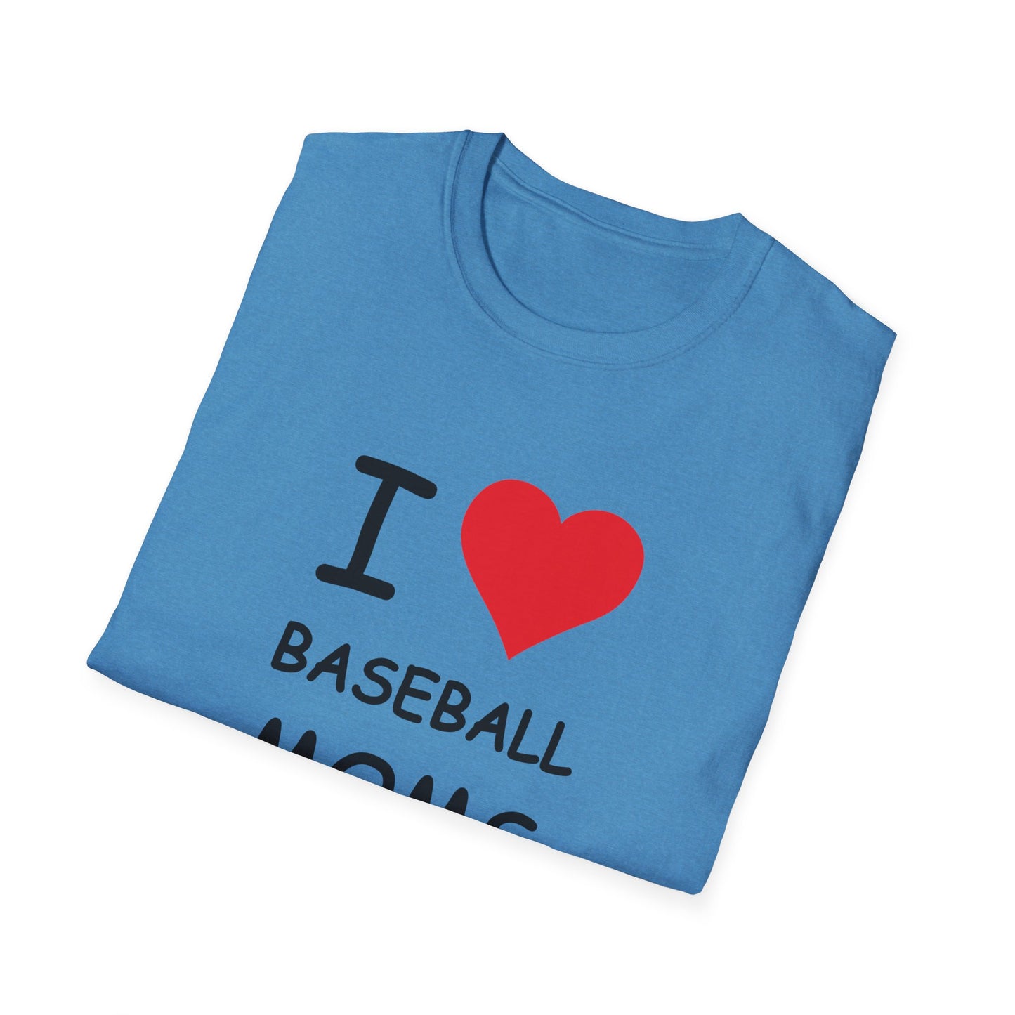 I Love Baseball Moms Tee