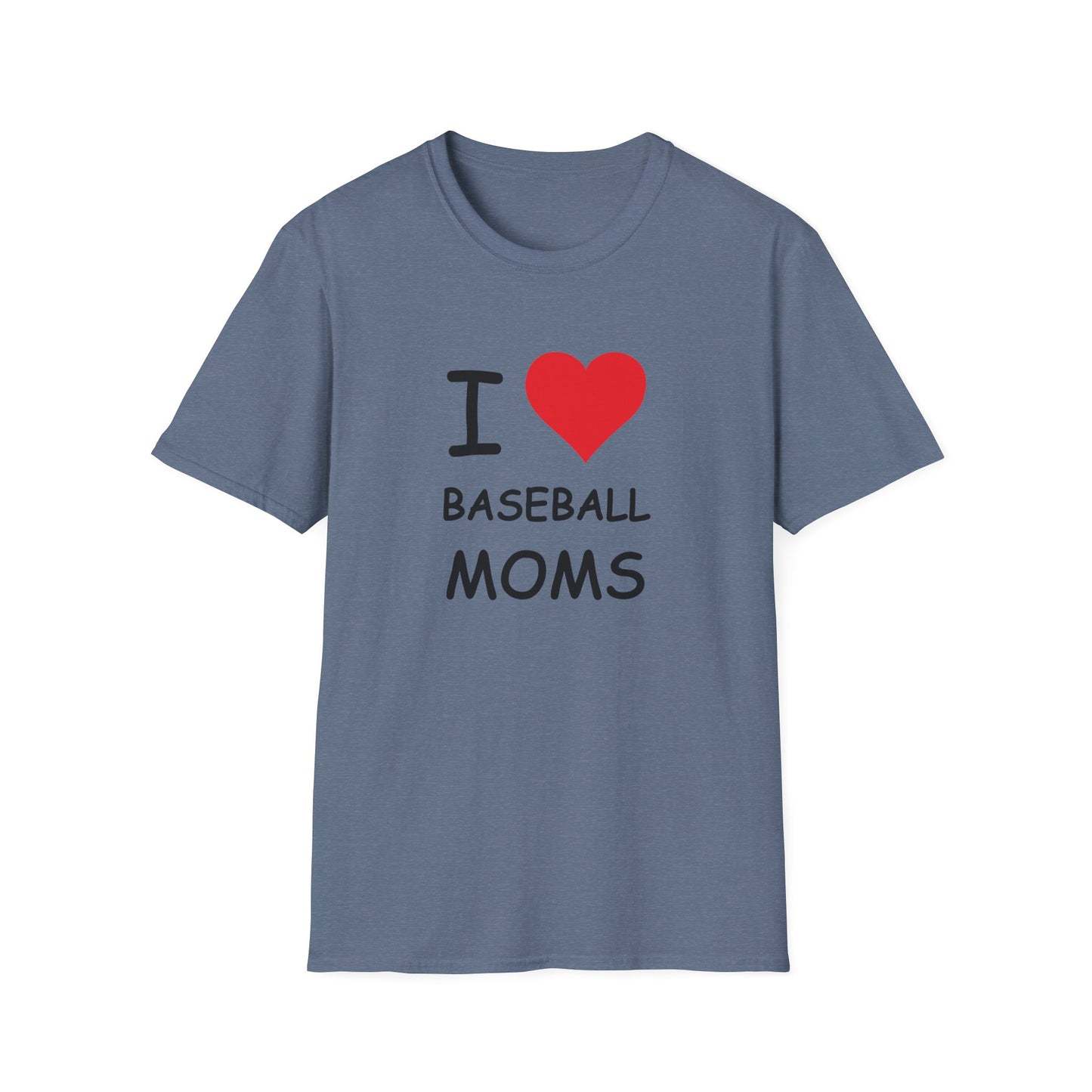 I Love Baseball Moms Tee