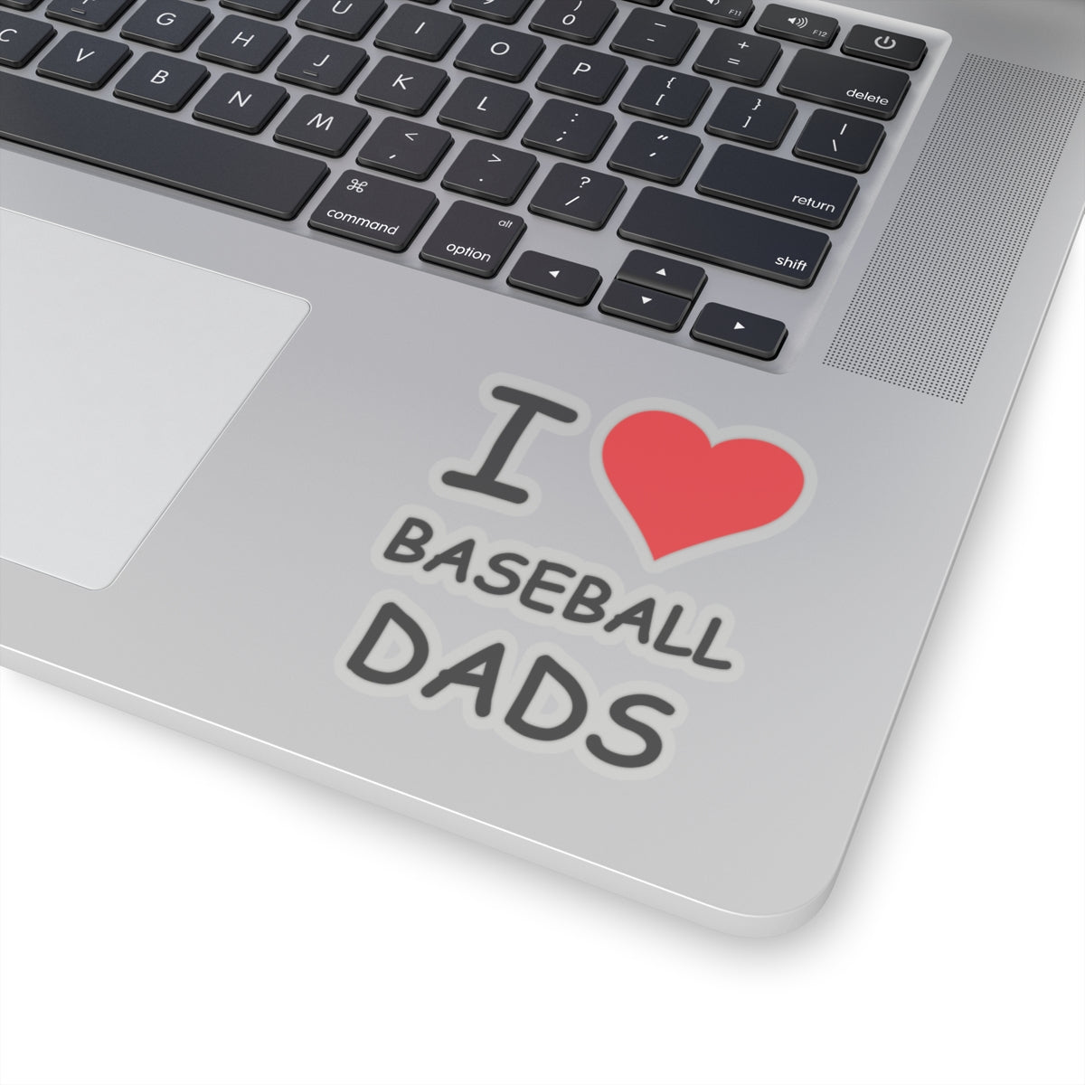 I Love Baseball Dads Sticker