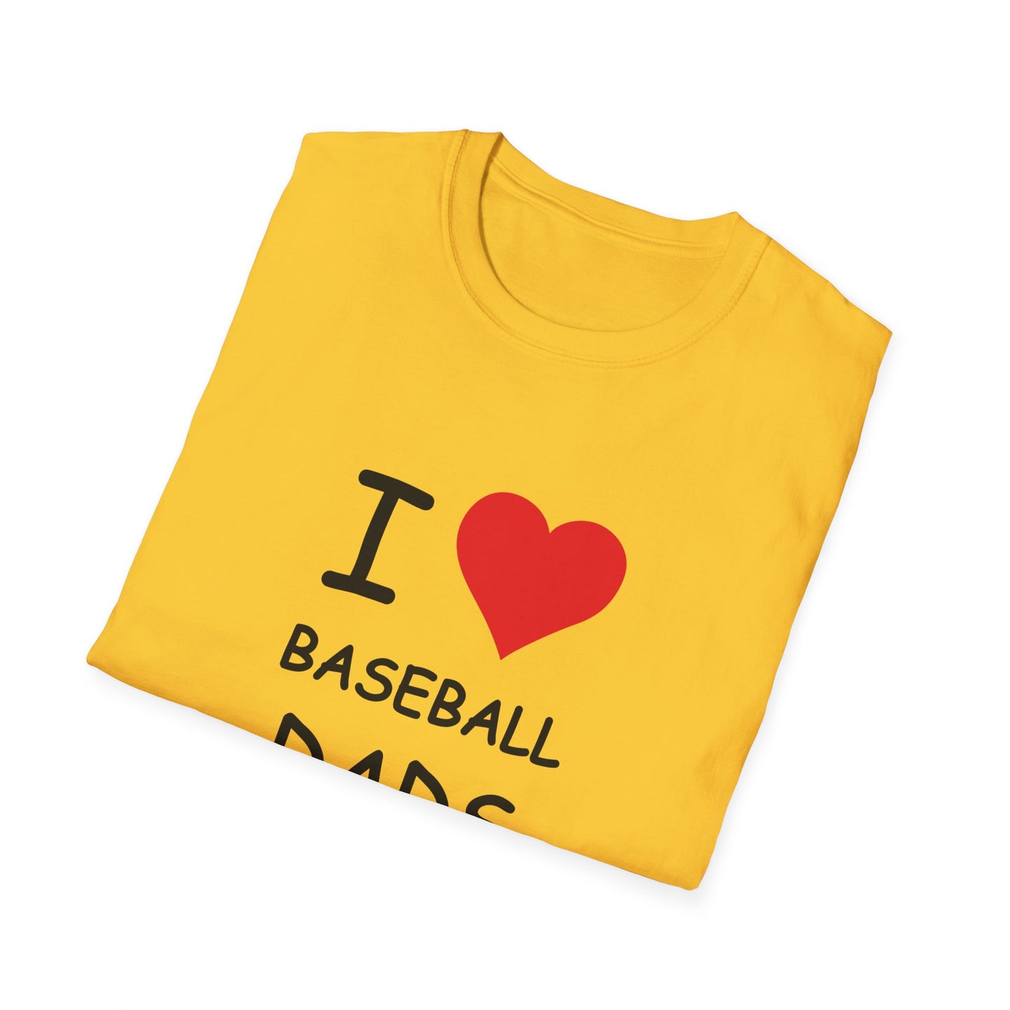 I Love Baseball Dads Tee