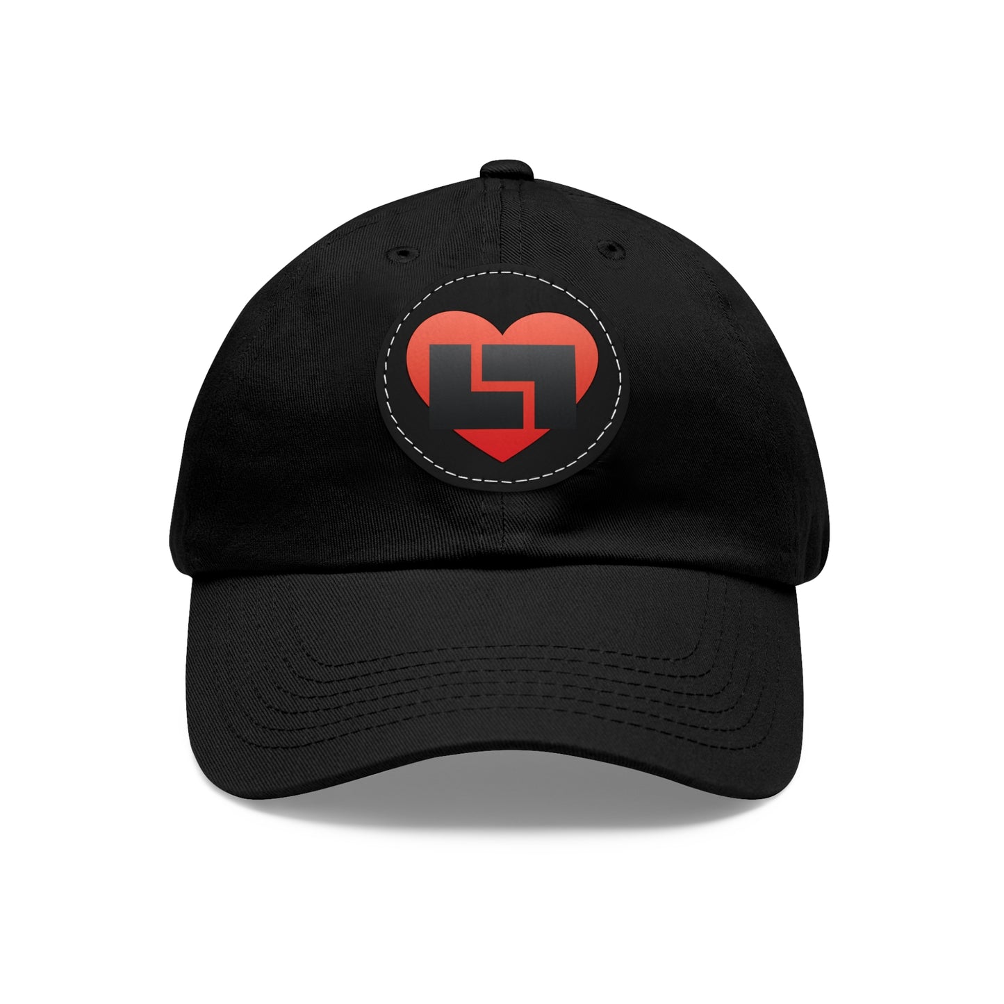 Let's Love Hat with Leather Patch