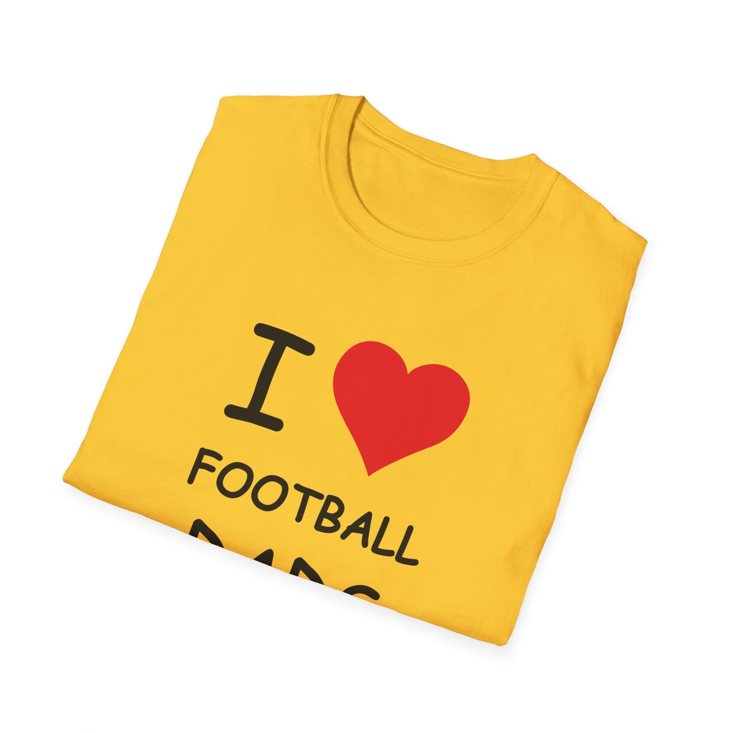 I Love Football Dads Tee