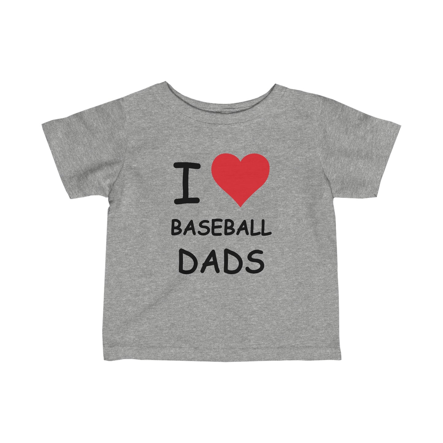 I Love Baseball Dads Infant Tee