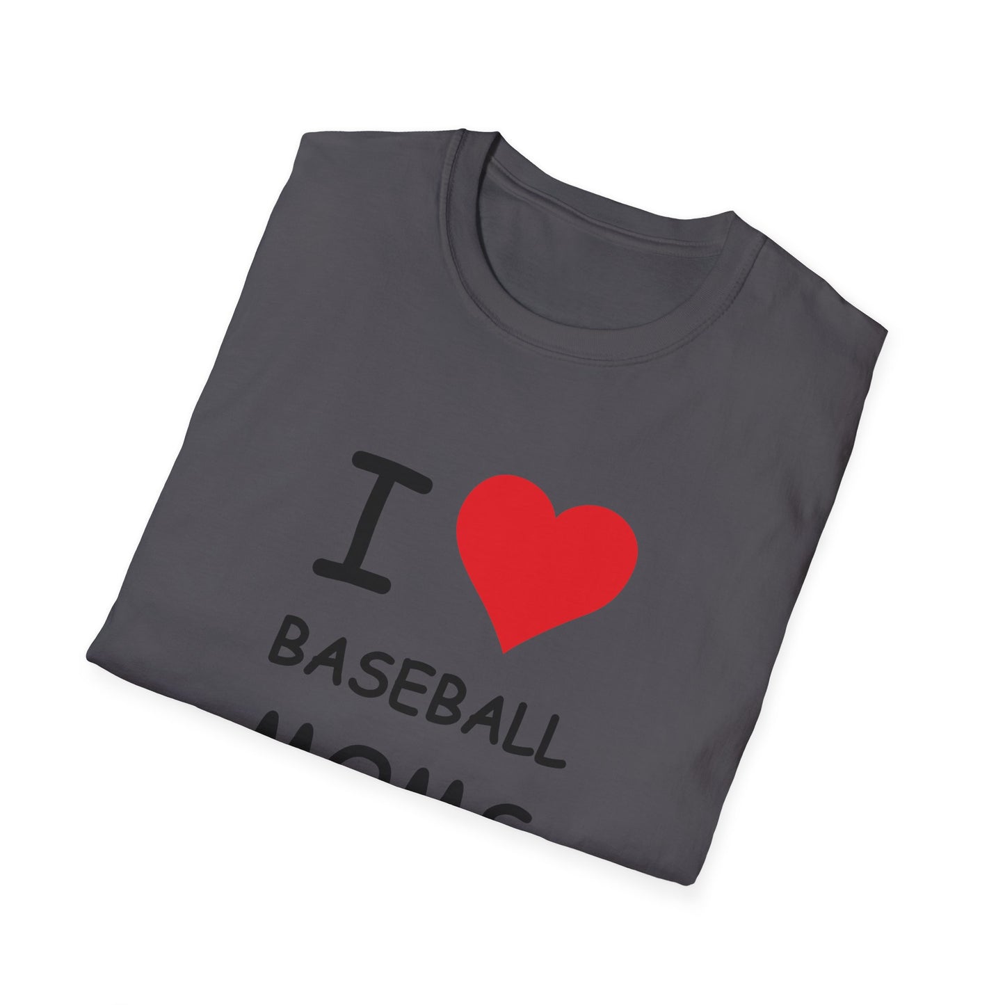 I Love Baseball Moms Tee