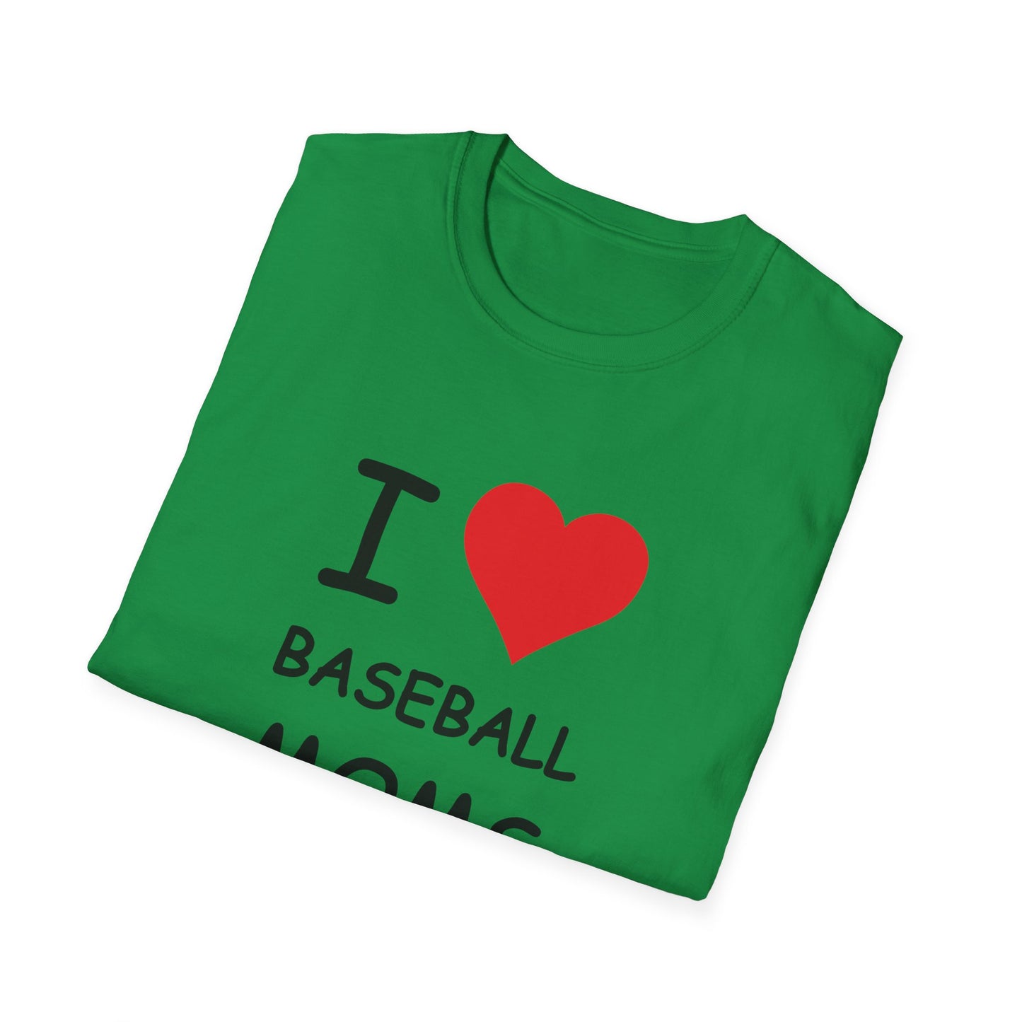 I Love Baseball Moms Tee