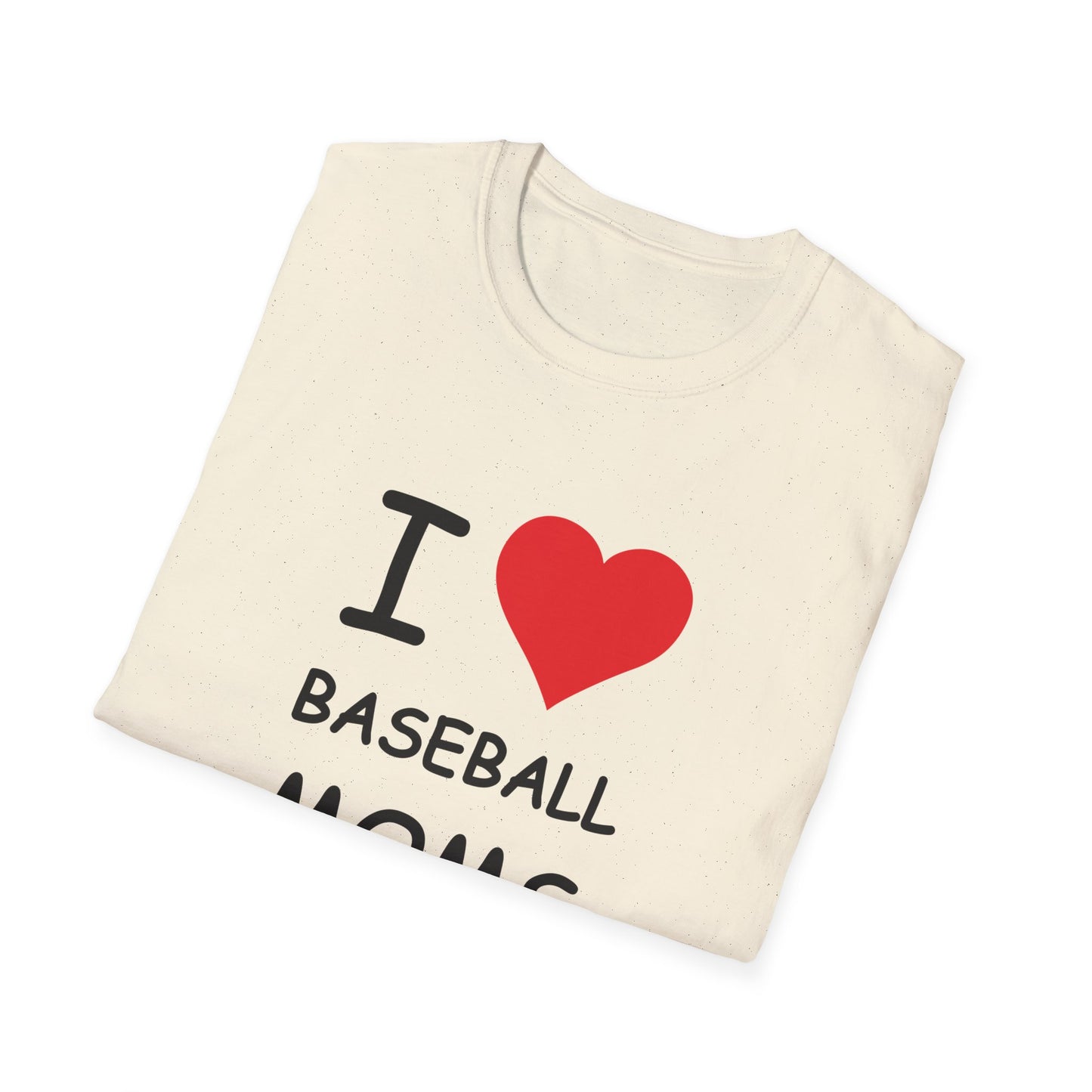 I Love Baseball Moms Tee