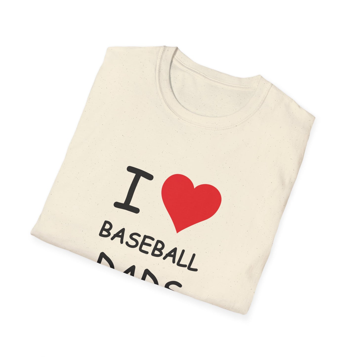 I Love Baseball Dads Tee