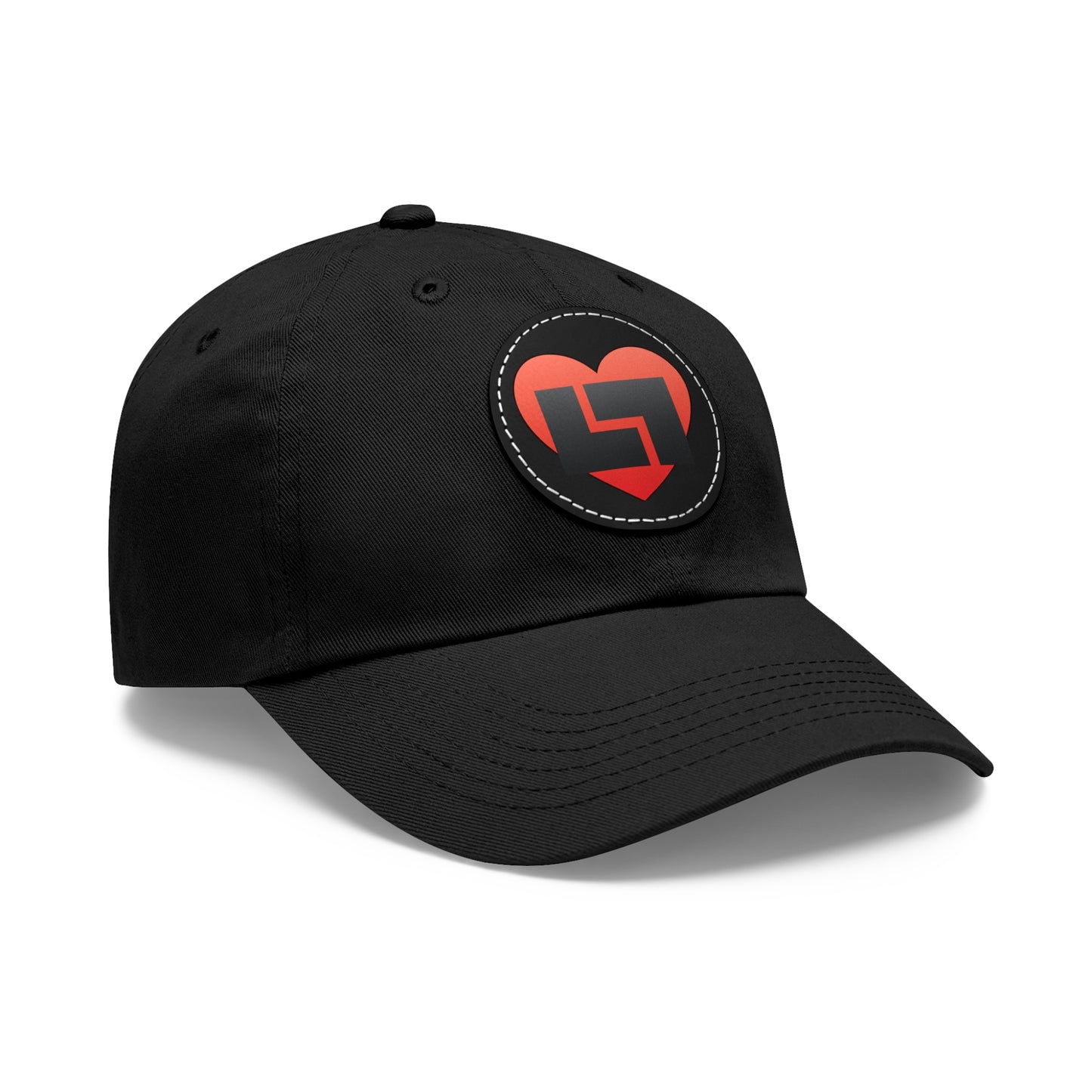 Let's Love Hat with Leather Patch