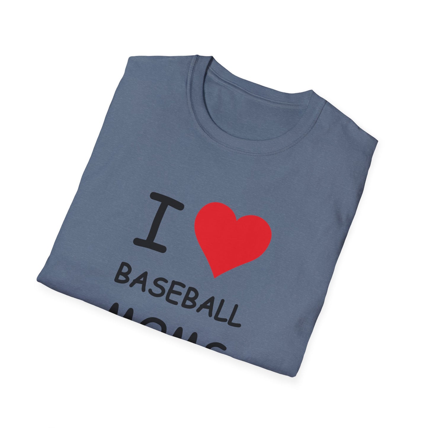 I Love Baseball Moms Tee