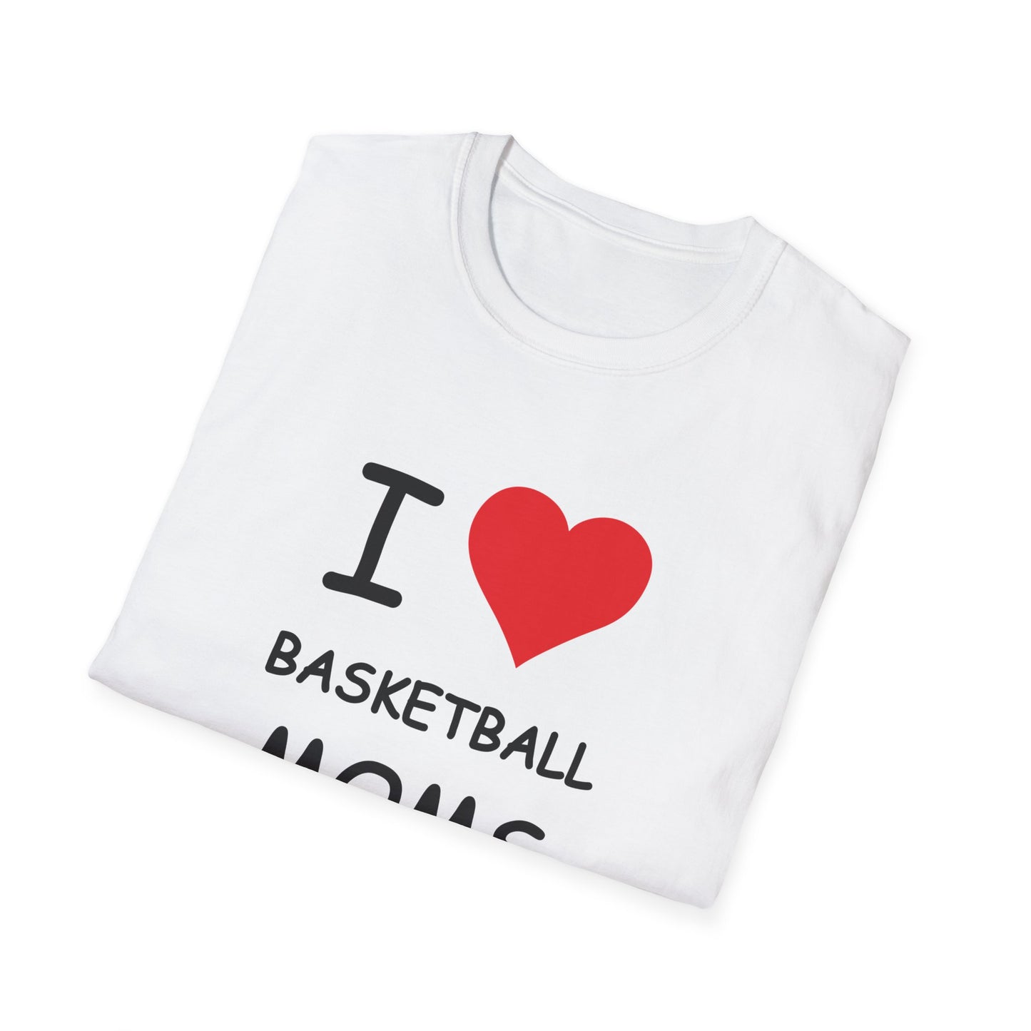 I Love Basketball Moms Tee