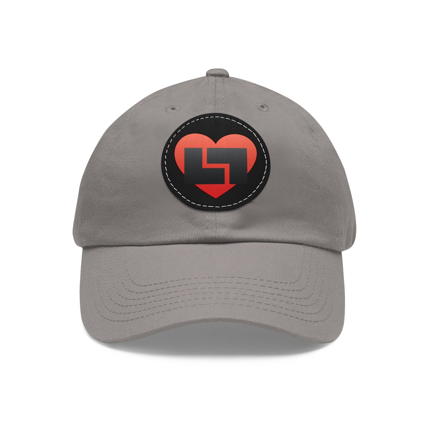 Let's Love Hat with Leather Patch