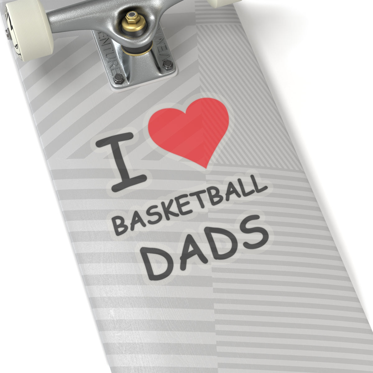 I Love Basketball Dads Sticker