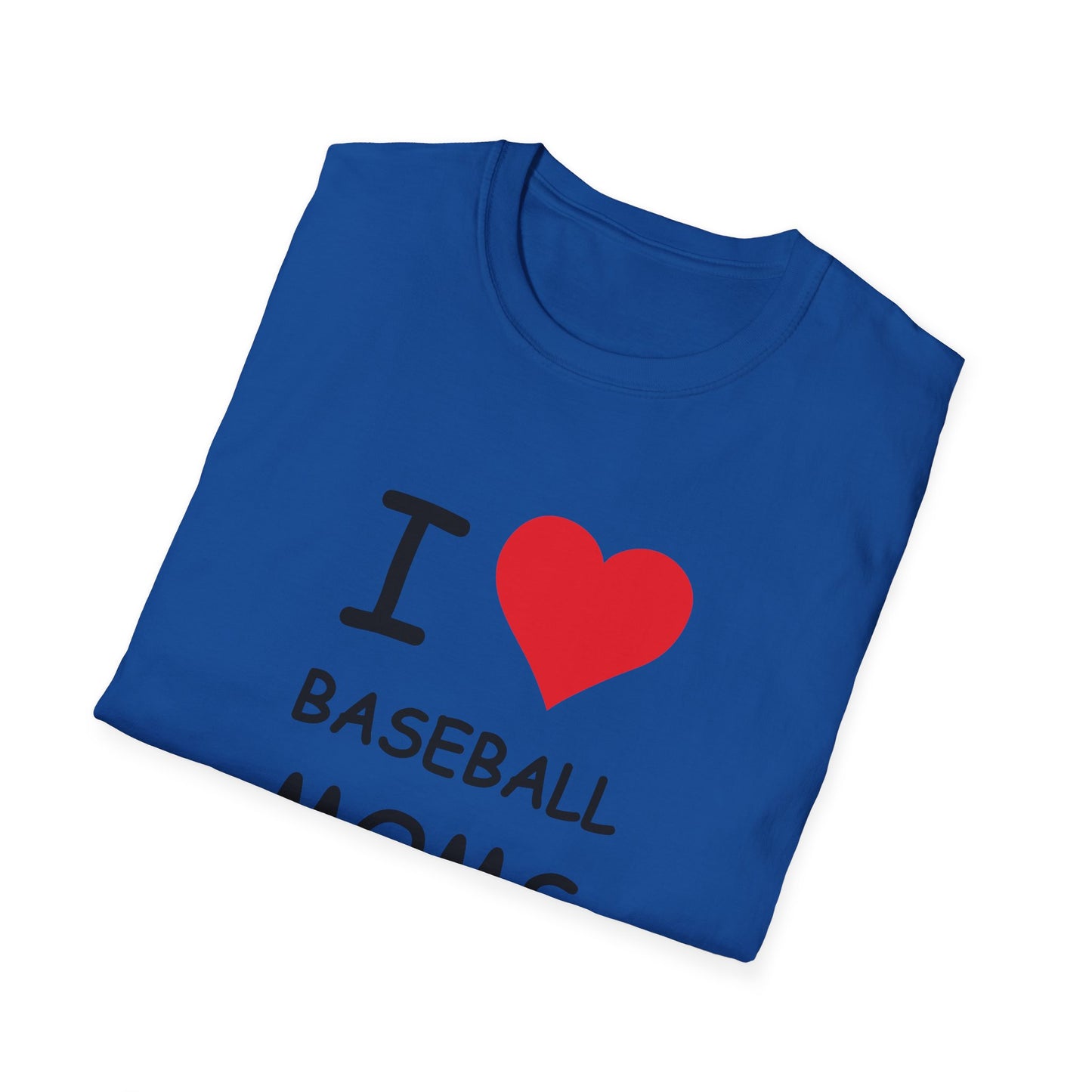 I Love Baseball Moms Tee