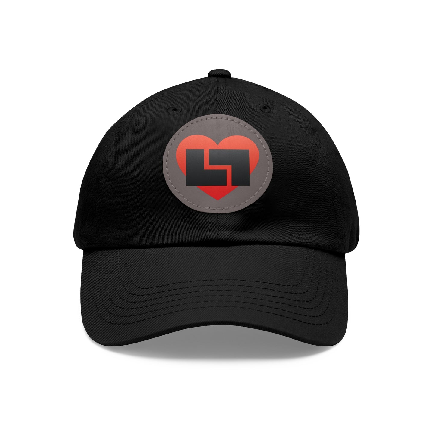 Let's Love Hat with Leather Patch