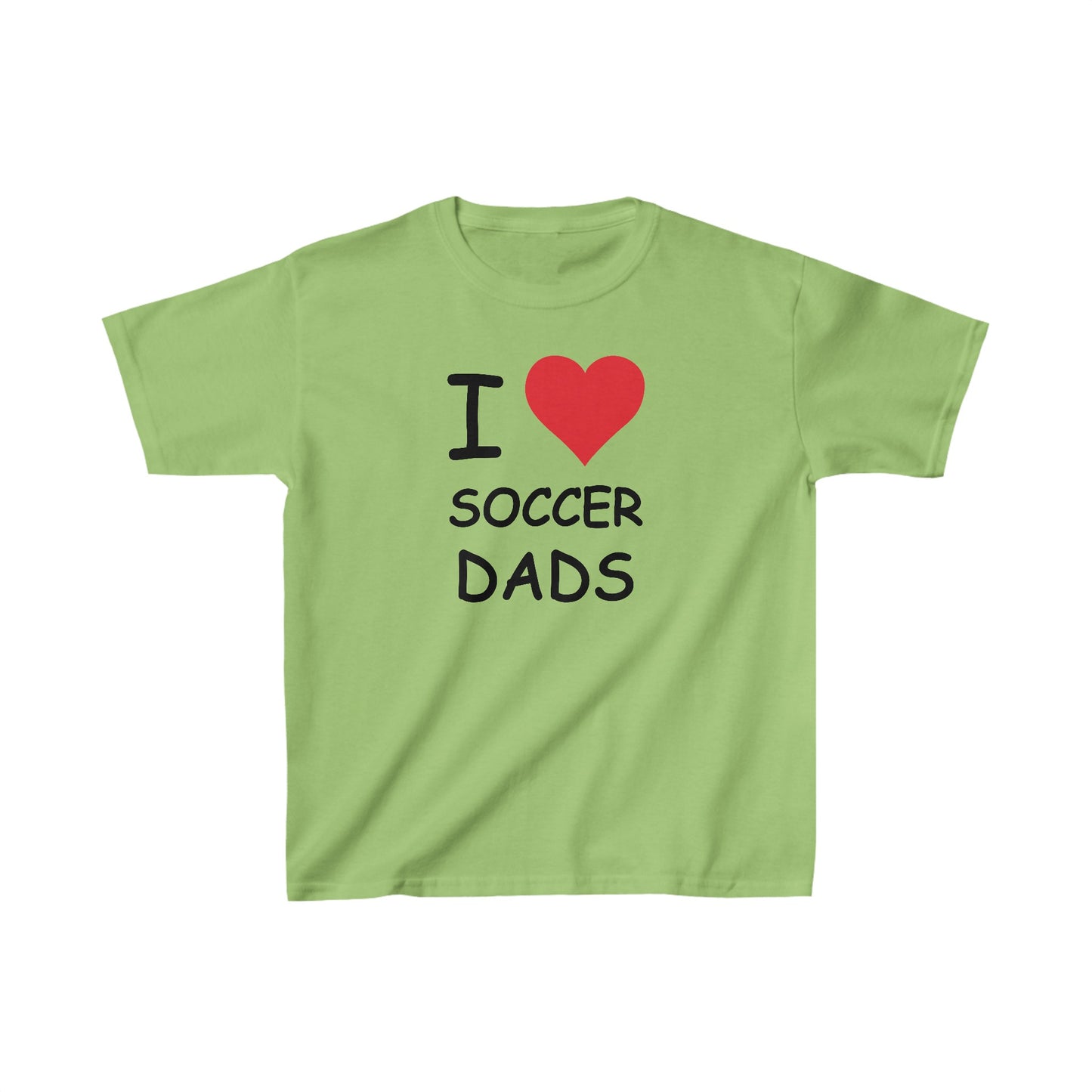 I Love Soccer Dads Kids Tee