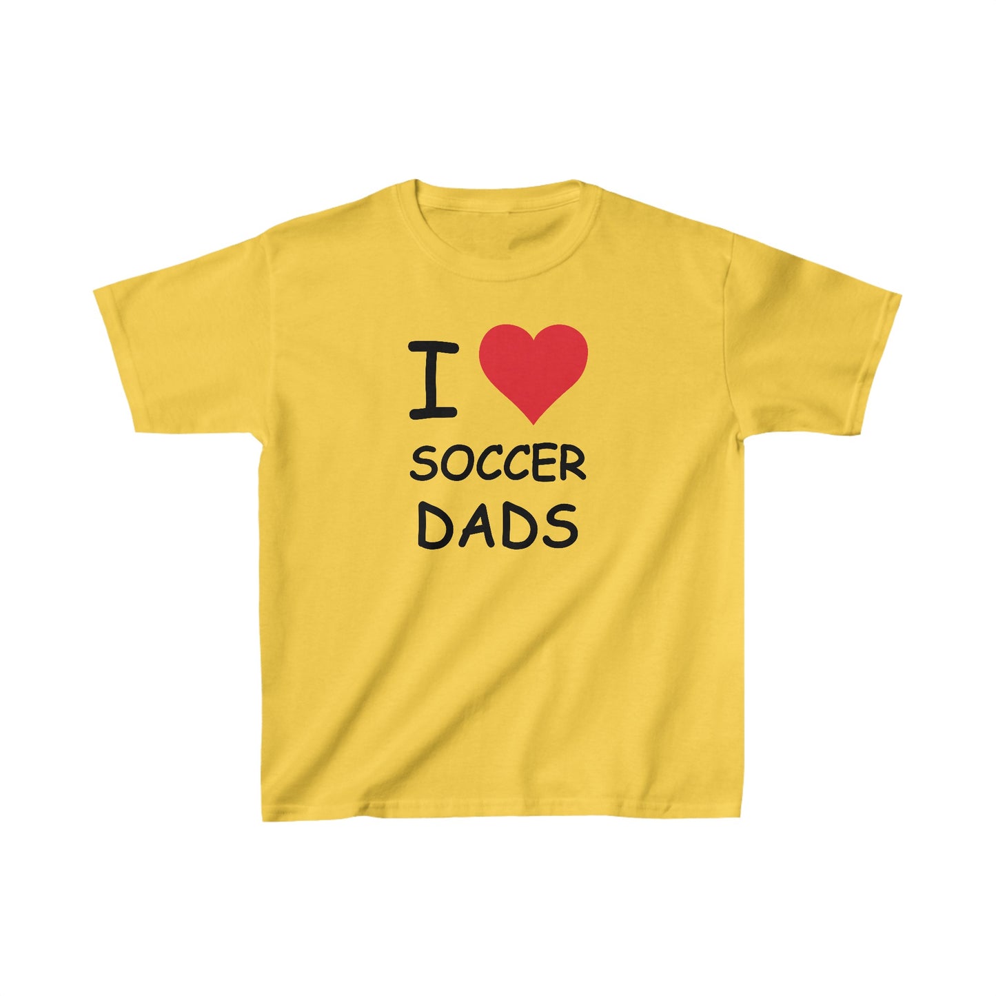 I Love Soccer Dads Kids Tee