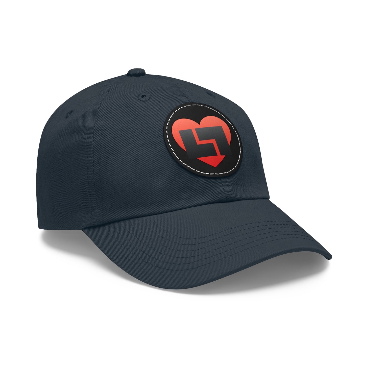 Let's Love Hat with Leather Patch