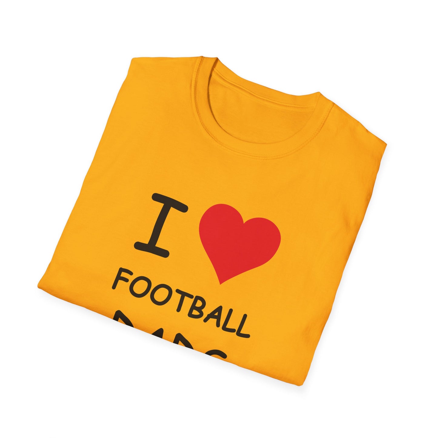 I Love Football Dads Tee